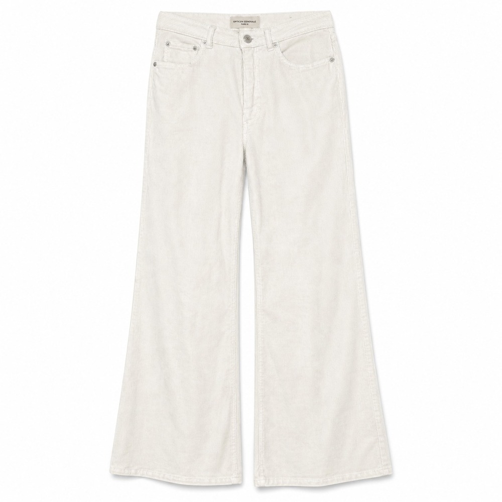 Officine Generale Wide Leg Corduroy Pants‎ Women Size 27 Quiet Luxury Minimalist